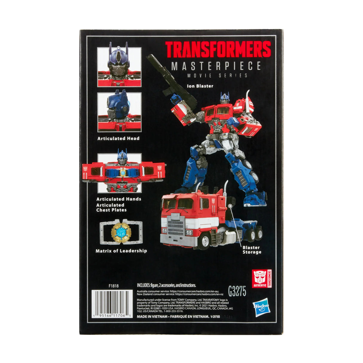 Transformers Movie Masterpiece Series MPM-12 Optimus Prime