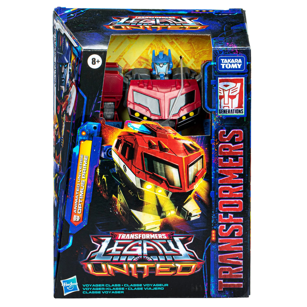 Transformers Legacy United Voyager Class Animated Universe Optimus Prime Figure