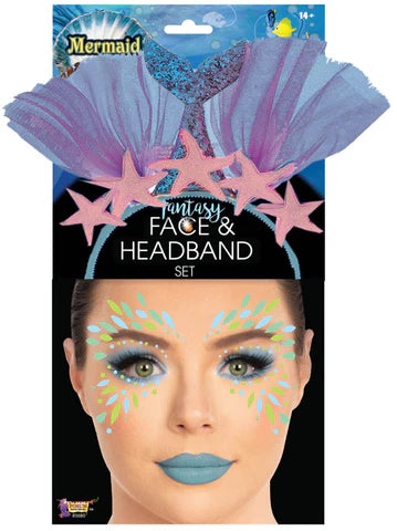 Mermaid Face and Headband Set