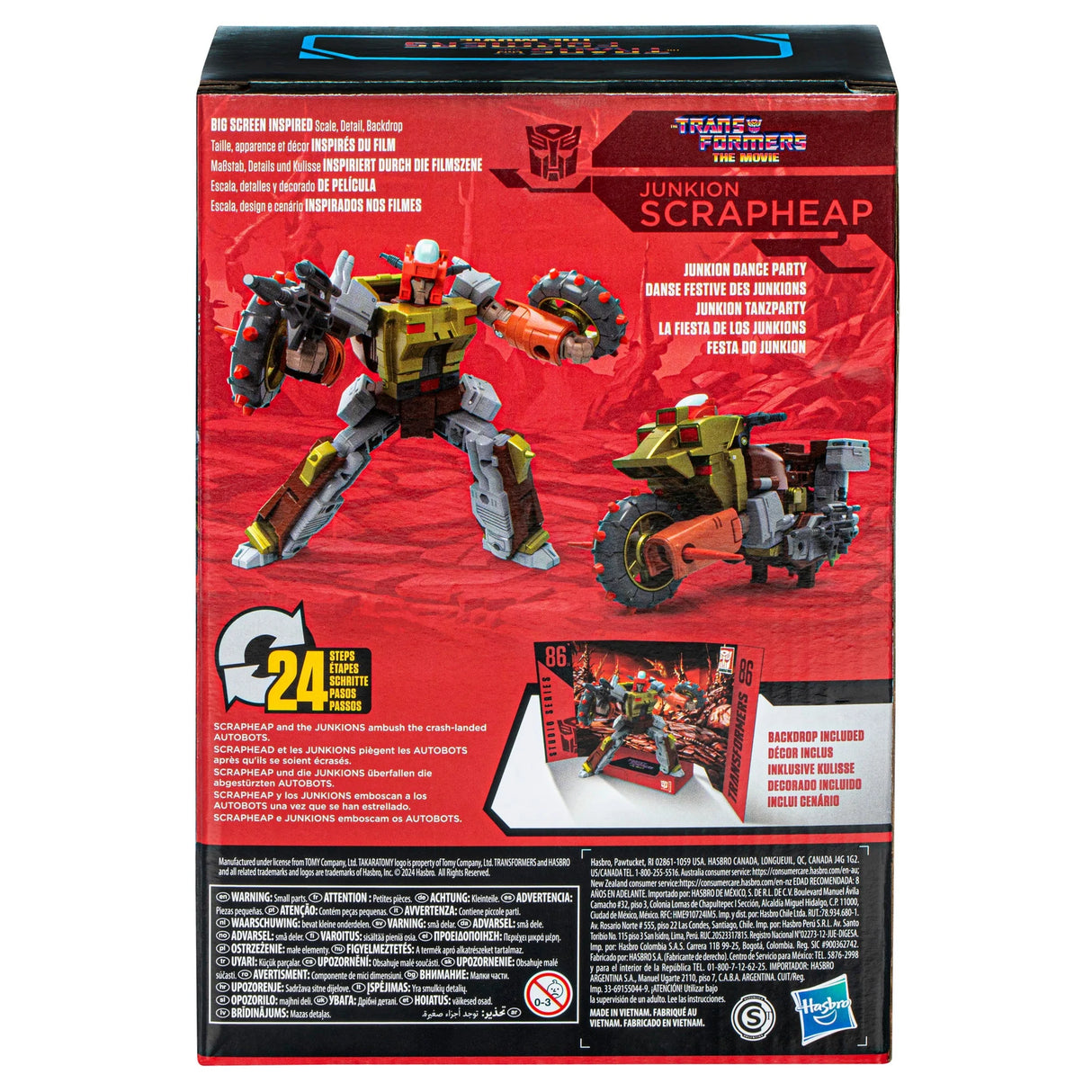 Transformers Studio Series Voyager The Transformers: The Movie 86-24 Junkion Scrapheap Figure