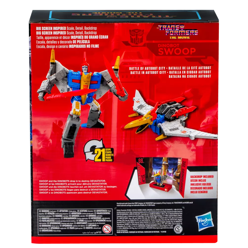 Transformers Studio Series Leader The Transformers: The Movie 86-26 Dinobot Swoop