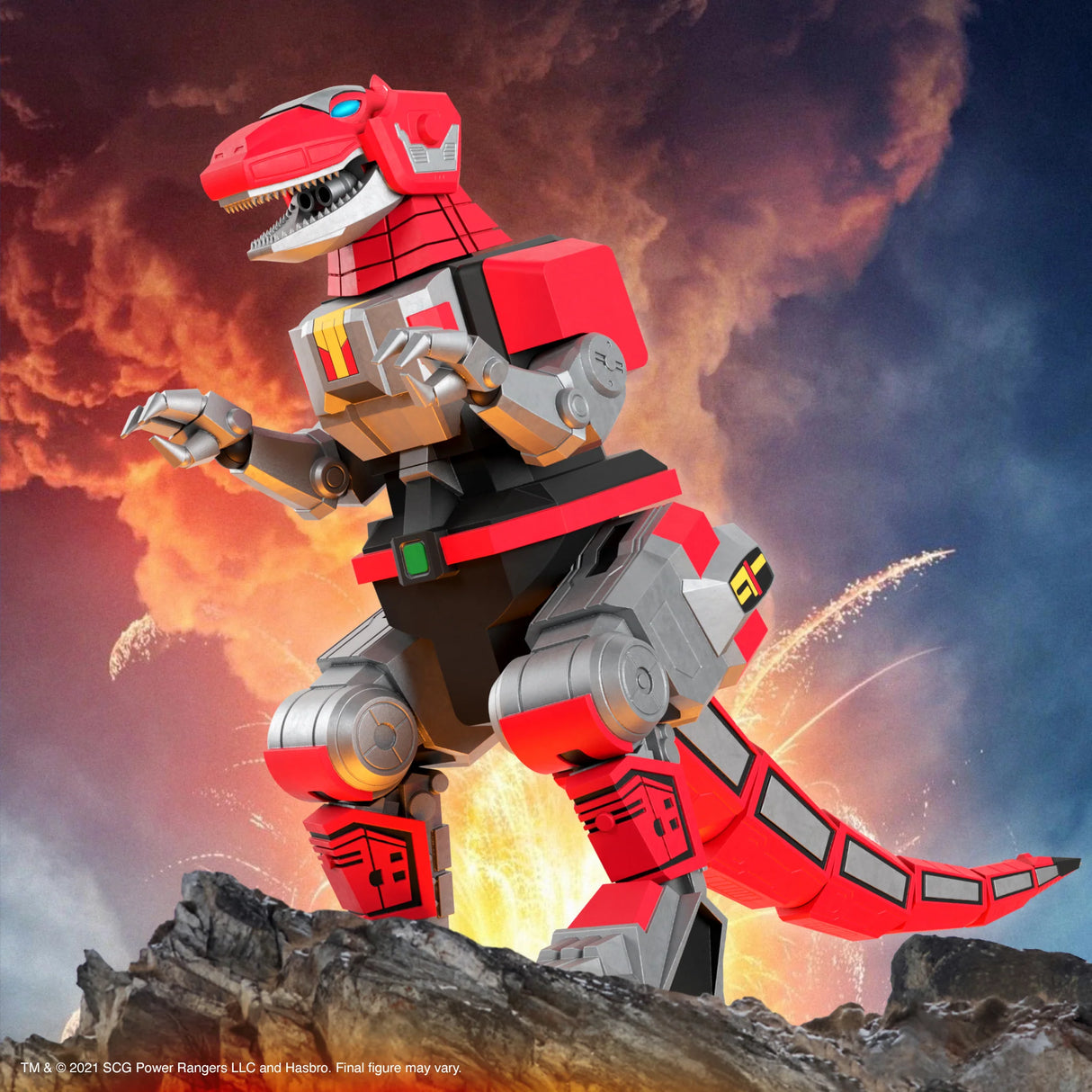 Power Rangers Ultimates Tyrannosaurus Dinozord 7-Inch Action Figure