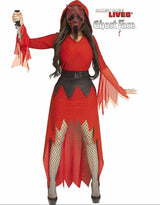 Ghost Face Red Bling Devil Face