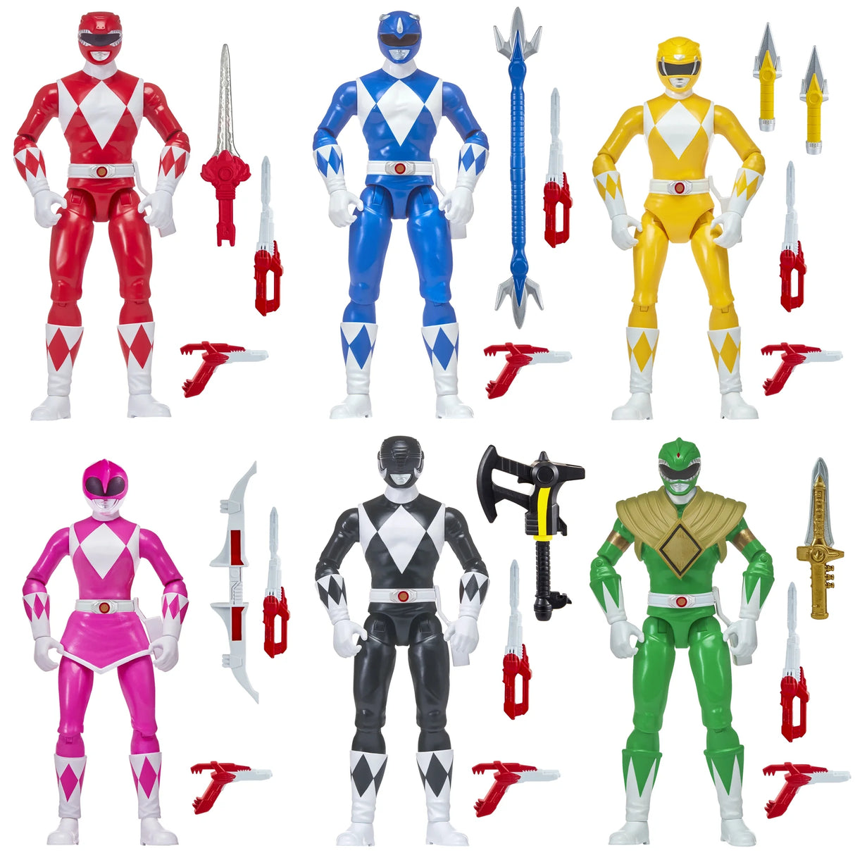 Mighty Morphin Power Rangers: Re-Ignition - Power Ranger Action Figure 6-Pack
