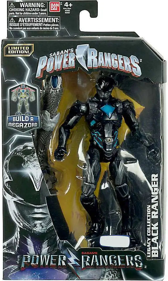 Power Rangers Movie 2017 Build a Zord Figure - Black Ranger