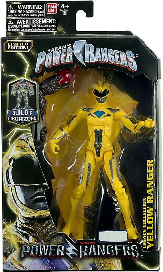 Power Rangers Movie 2017 Build a Zord Figure - Yellow Ranger