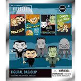 Universal Monsters 3D Foam Bag Clips Series 2