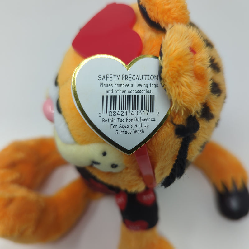 Valentines Garfield Beanie Baby
