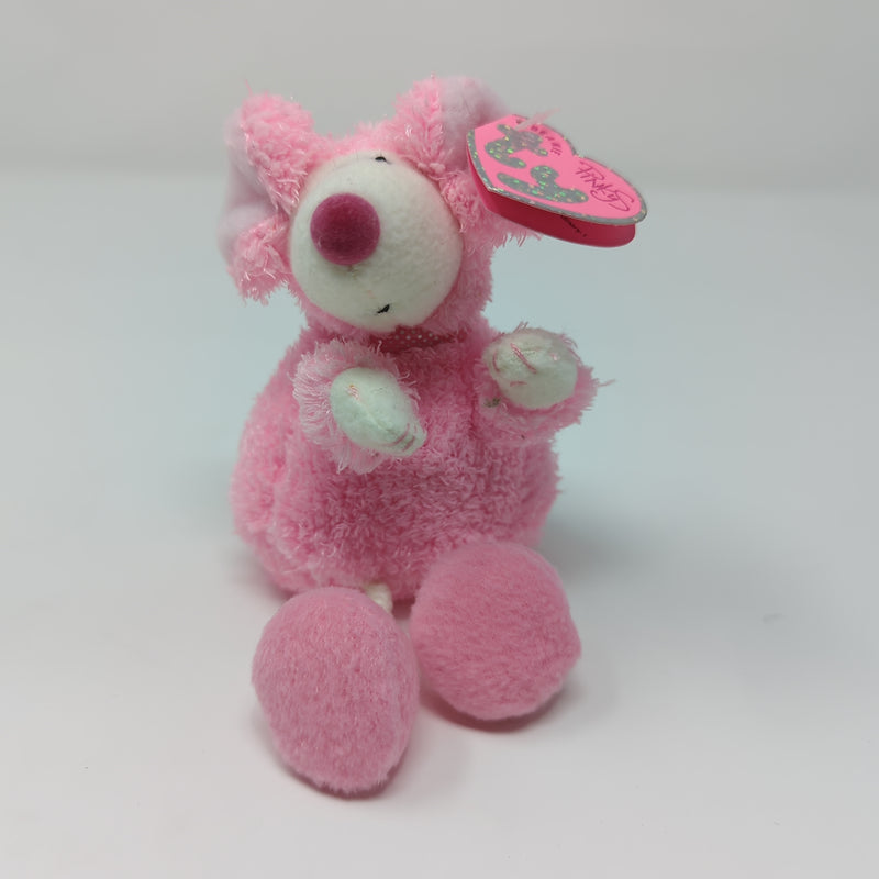 Ratzo Pinky Keychain Beanie Baby 2005
