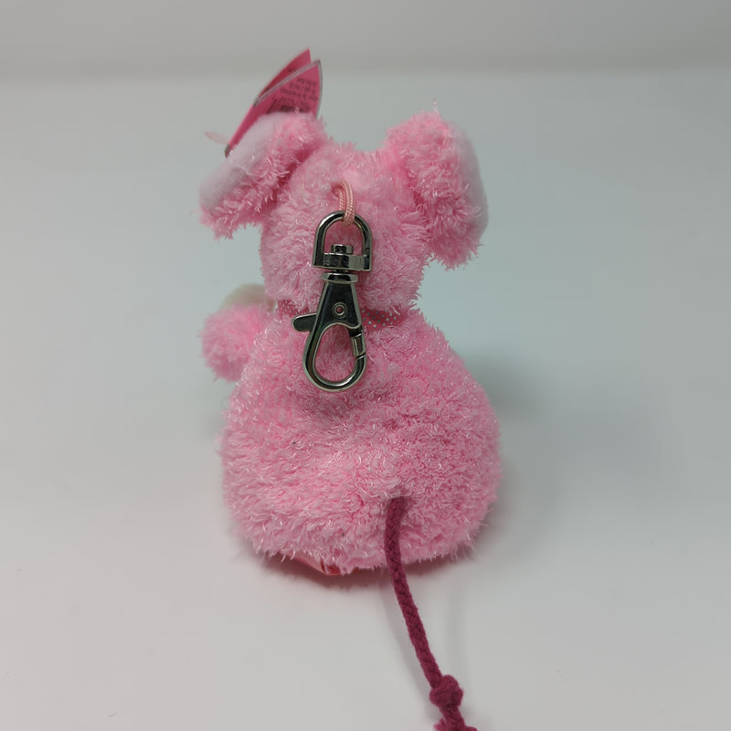 Ratzo Pinky Keychain Beanie Baby 2005