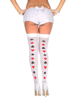 Poker Cards Thigh Hi