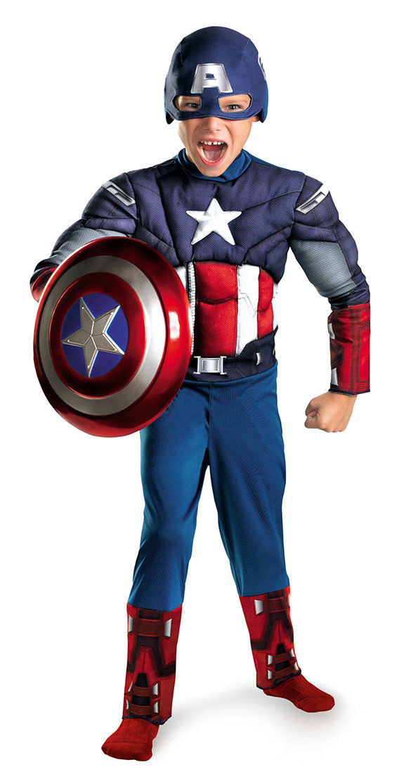 Captain America with Muscle