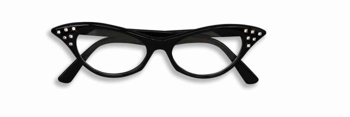 50's Rhinestone Cateye Glasses