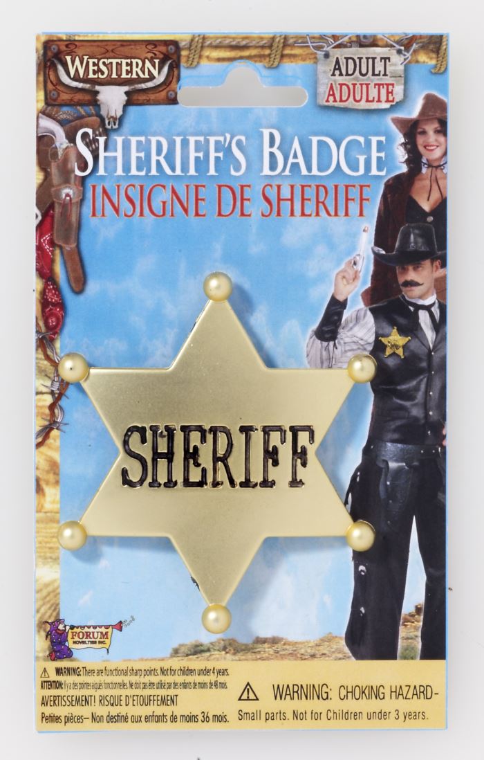 Sheriff's Badge Gold