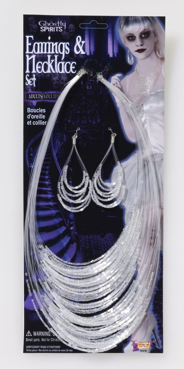 Ghostly Spirits Earrings Necklace Set