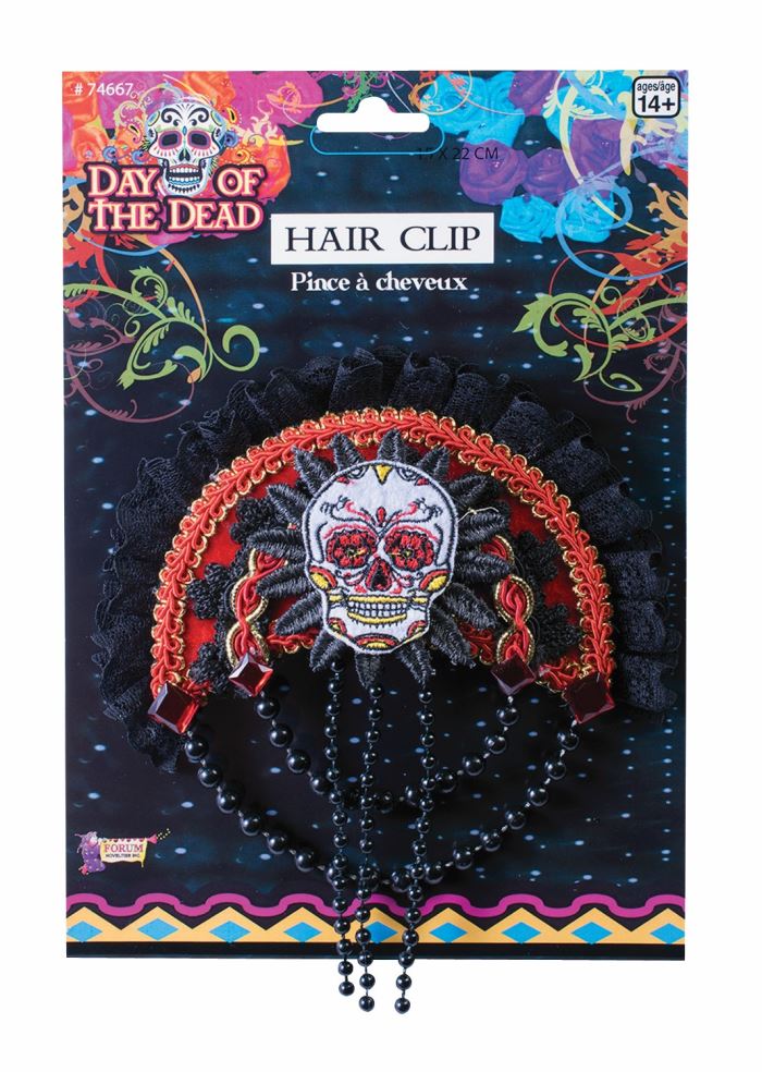 Day of the Dead Hair Clip