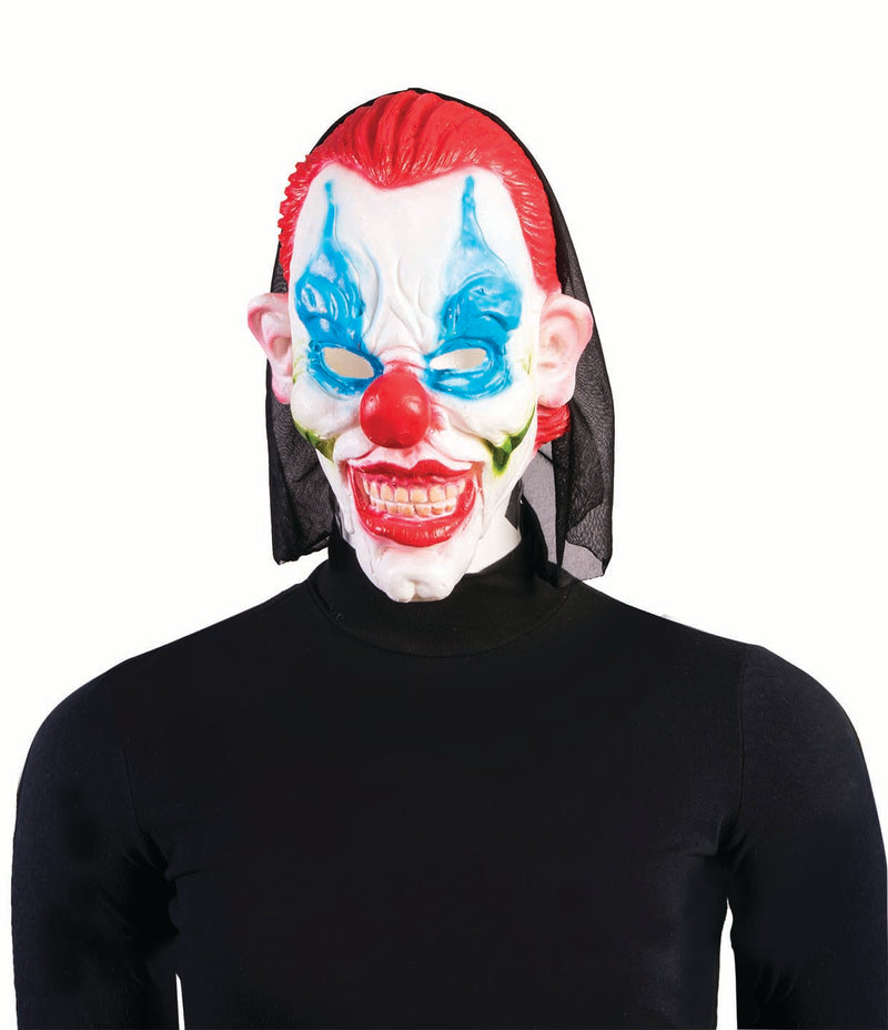 Red Evil Clown Mask