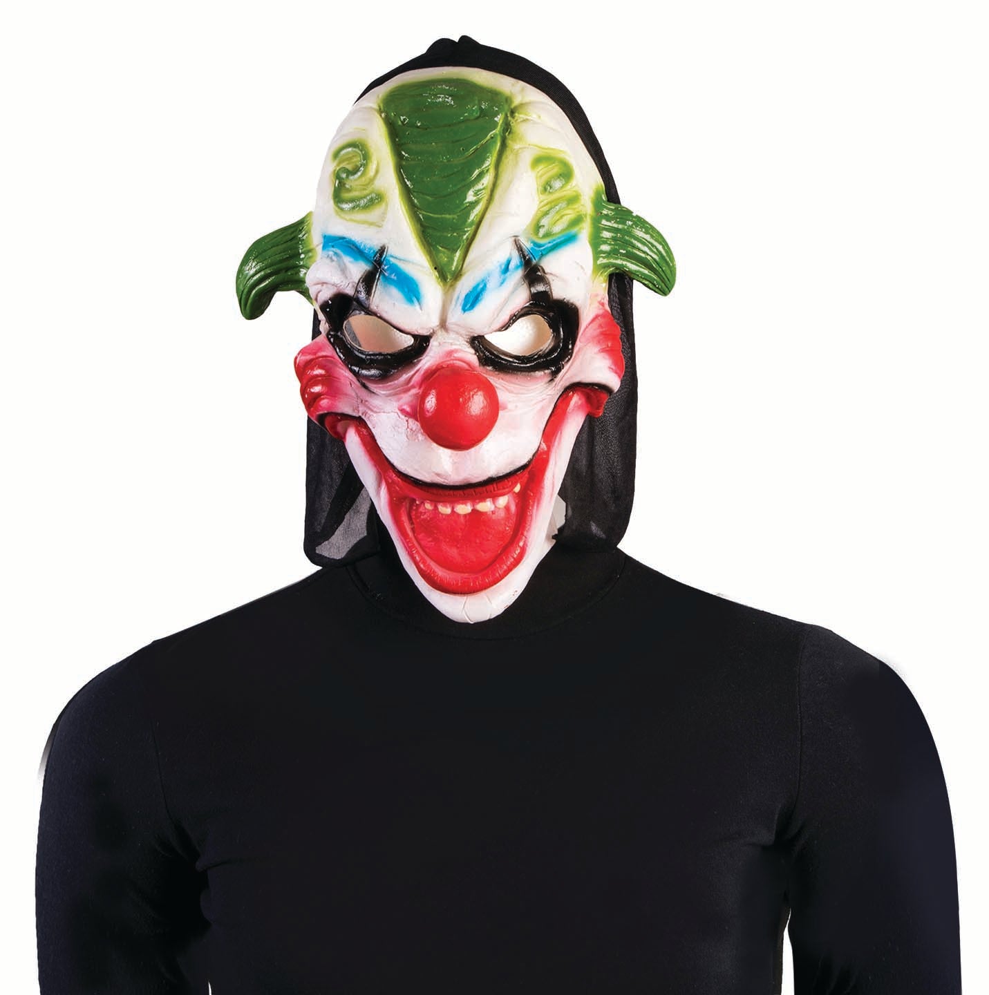 Green Evil Clown Mask – The Costume Kitty