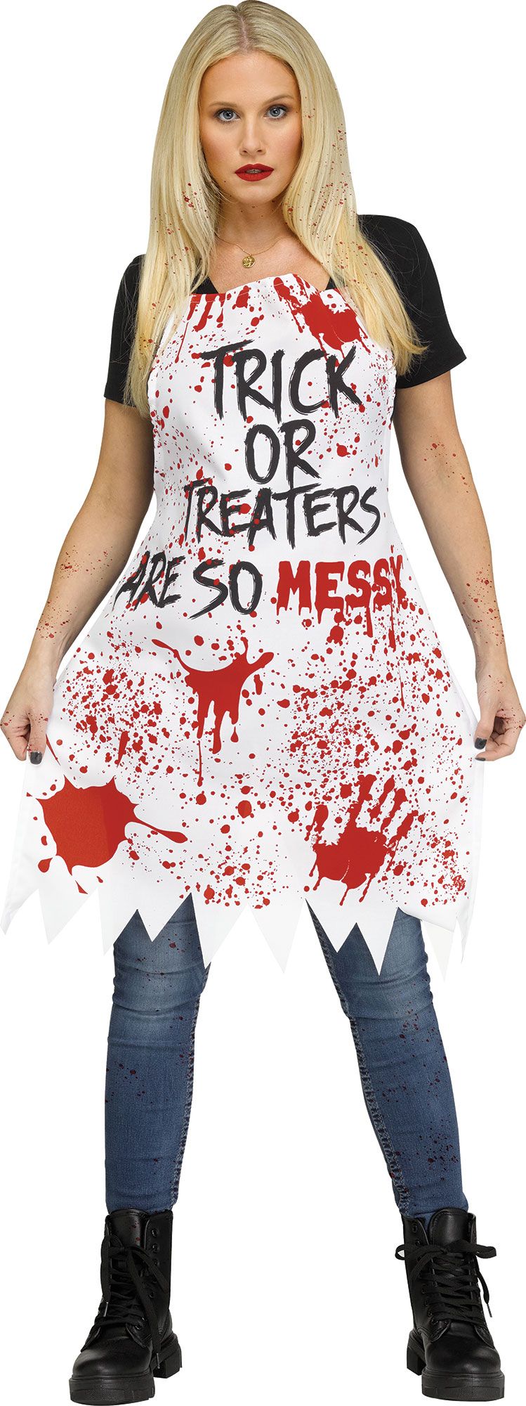 Horror Apron - Trick Or Treaters Are So Messy