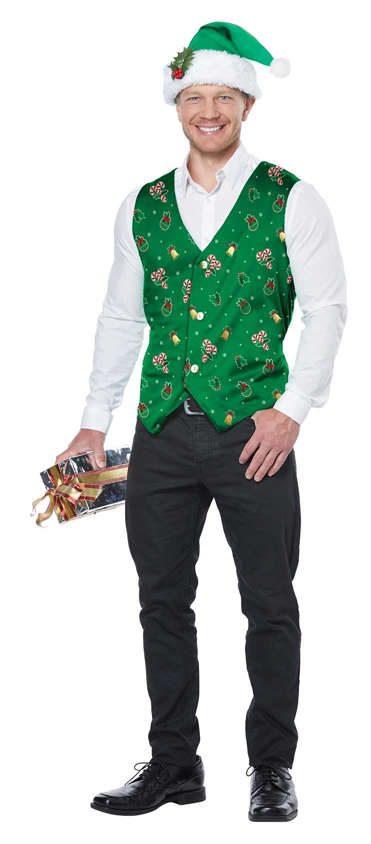 Green Holiday Vest