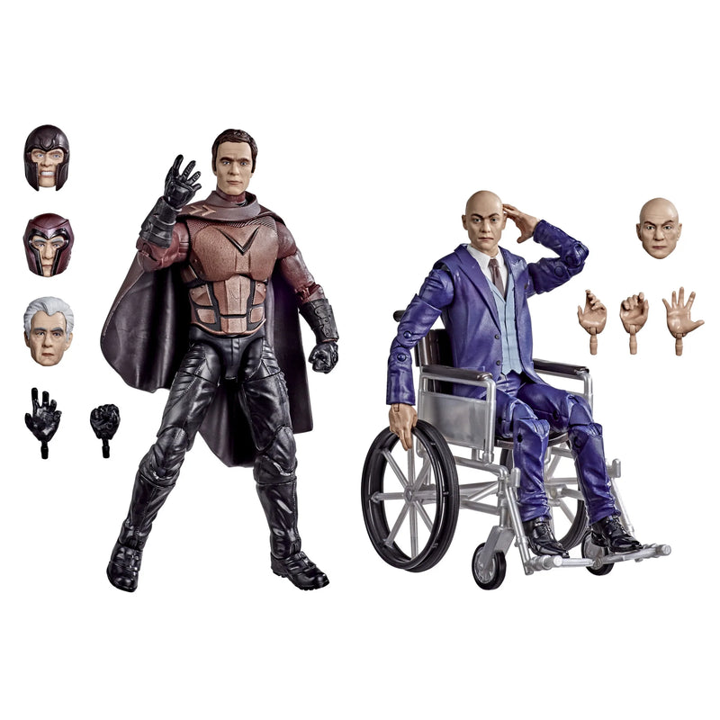 Marvel Legends Series Magneto and Professor X Action Figures