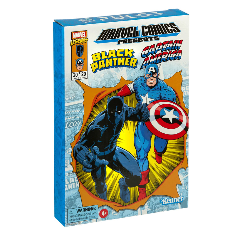 Marvel Legends Retro - Black Panther & Captain America