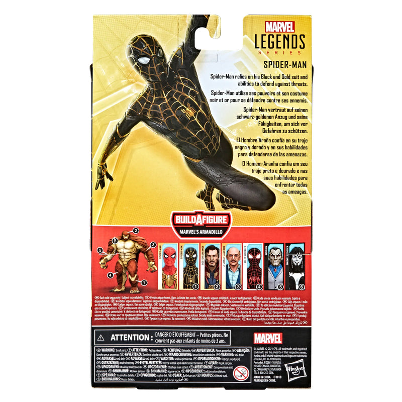 Marvel Legends Series Black & Gold Suit Spider-Man