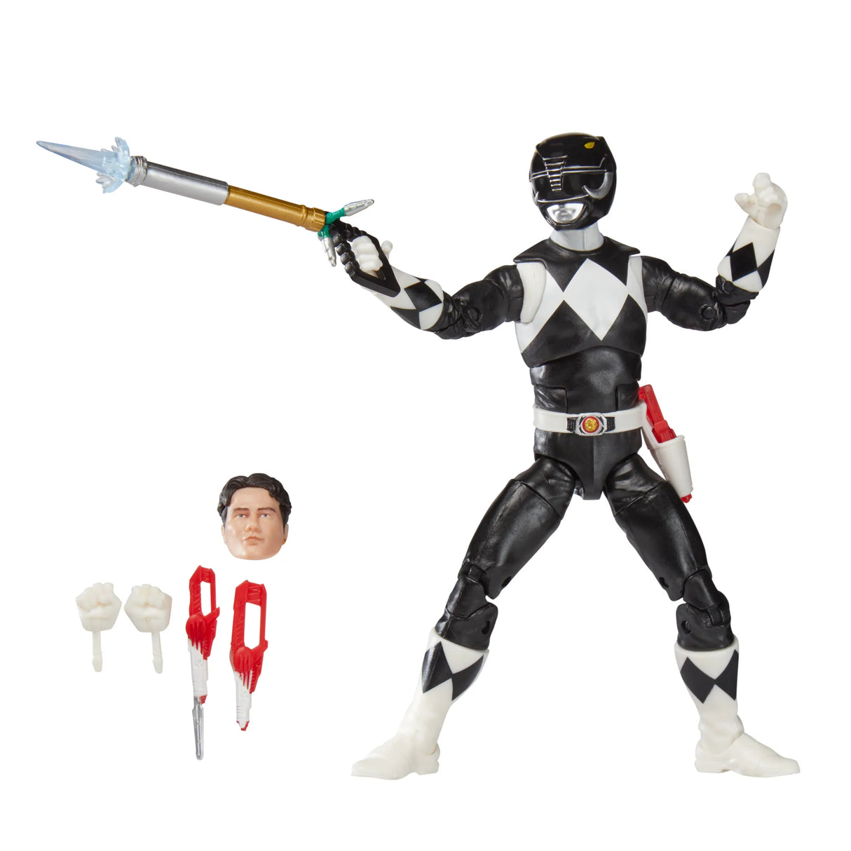 Power Rangers Lightning Collection Mighty Morphin Power Rangers Black Ranger Figure (Adam)