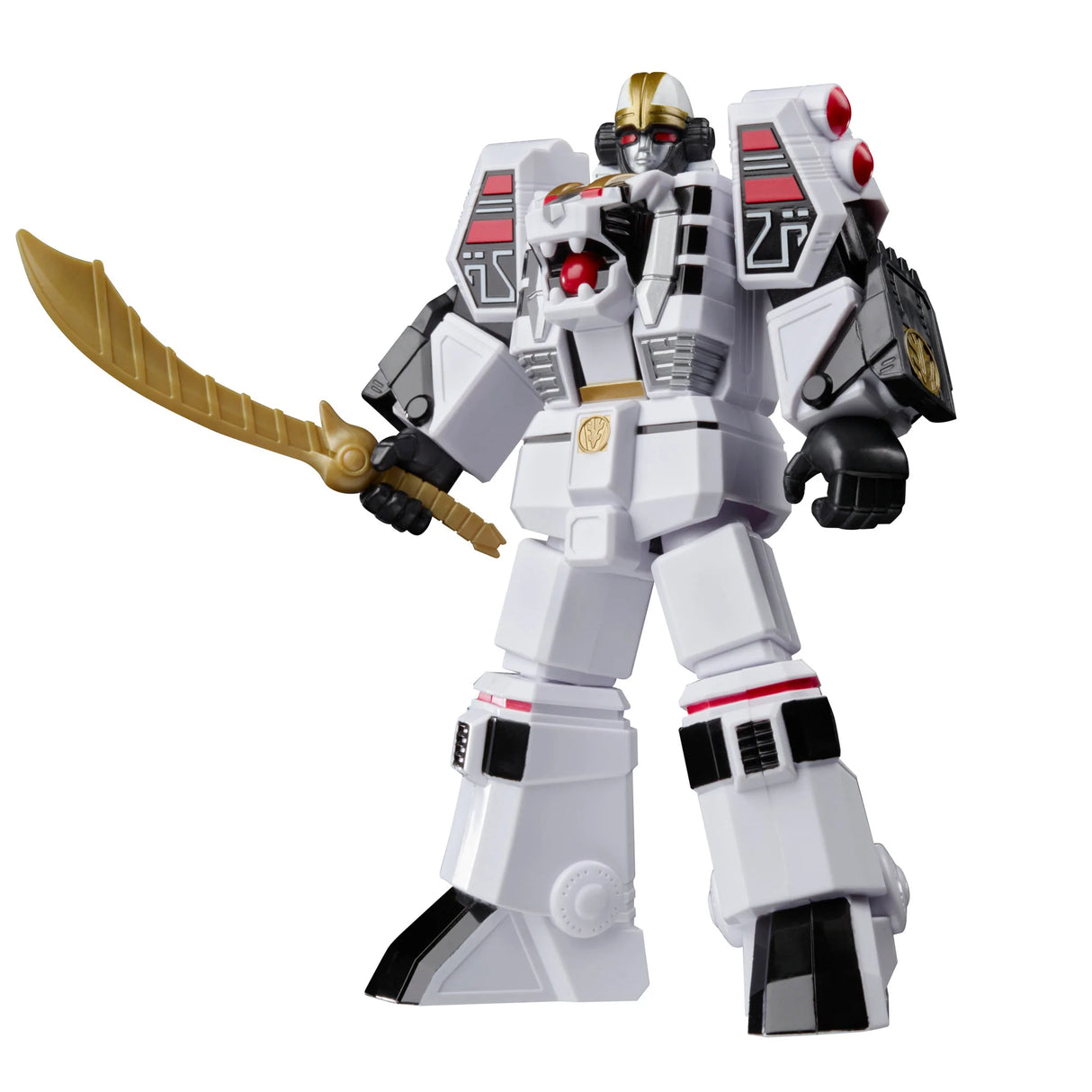 Power Rangers Mighty Morphin White Tigerzord Warrior Mode 7-Inch Figure