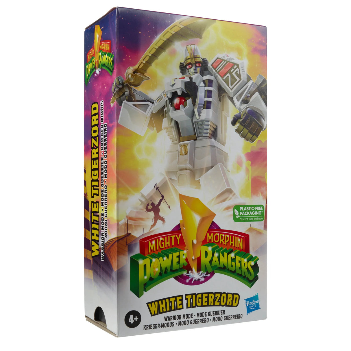 Power Rangers Mighty Morphin White Tigerzord Warrior Mode 7-Inch Figure