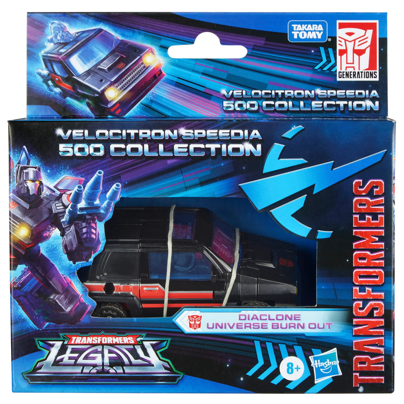 Transformers Legacy Velocitron Speedia 500 Collection Deluxe Diaclone Universe Burn Out