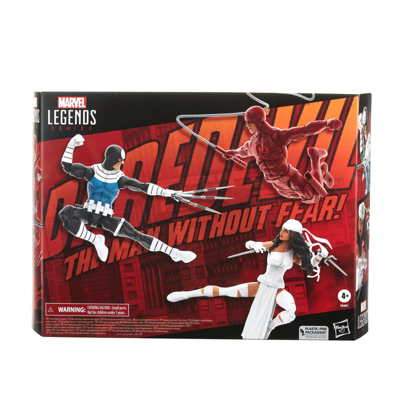 Marvel Legends Series Daredevil, Elektra, and Marvel’s Bullseye