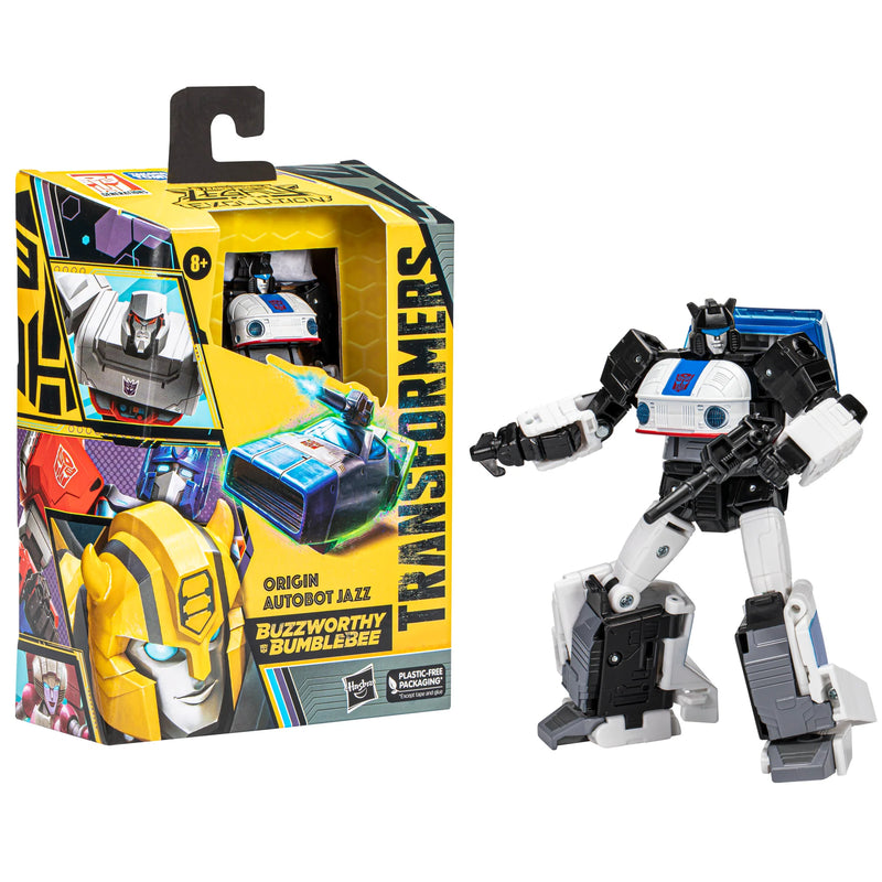 Transformers Buzzworthy Bumblebee Legacy: Evolution Origin Autobot Jazz