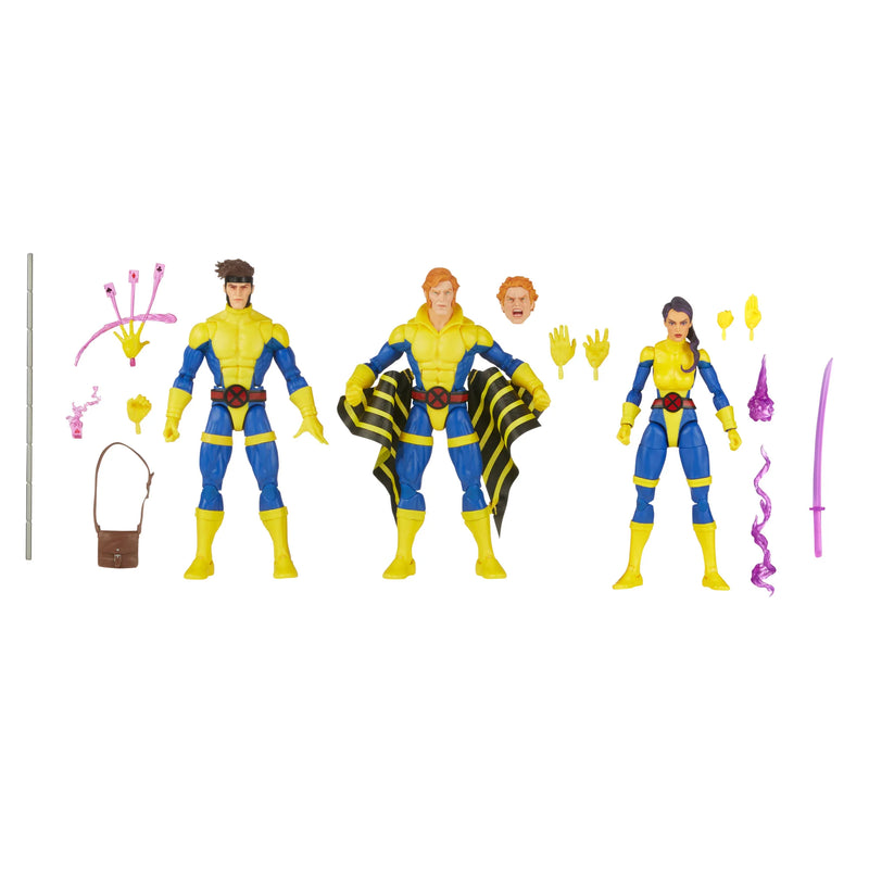 Hasbro Marvel Legends Series: Marvel’s Banshee, Gambit, & Psylocke Figures