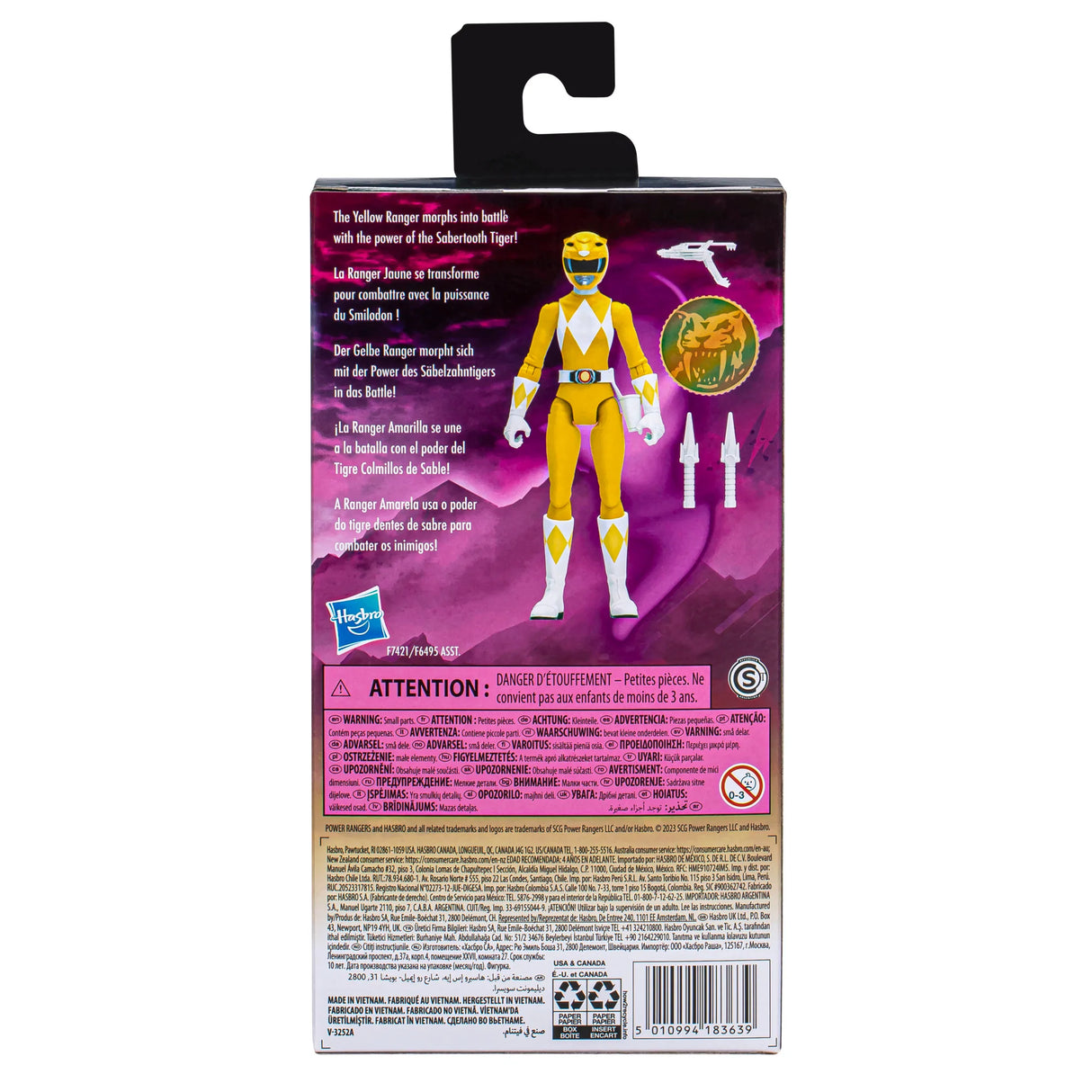 Power Rangers Mighty Morphin Yellow Ranger