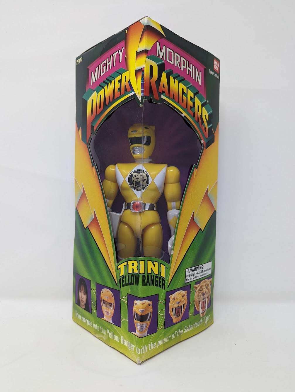Mighty Morphin Power Rangers: Yellow Ranger 8" Figure (1993)