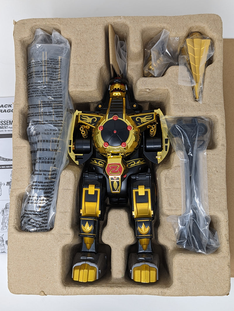 Mighty Morphin Power Rangers Legacy Dragonzord Black and Gold Exclusive (2016)