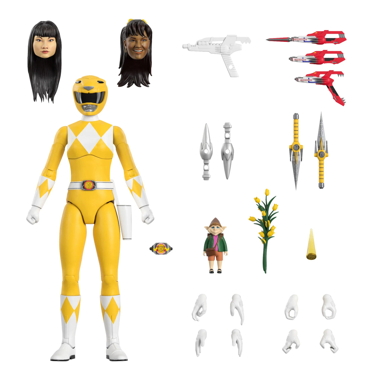Power Rangers Ultimates Mighty Morphin Yellow Ranger