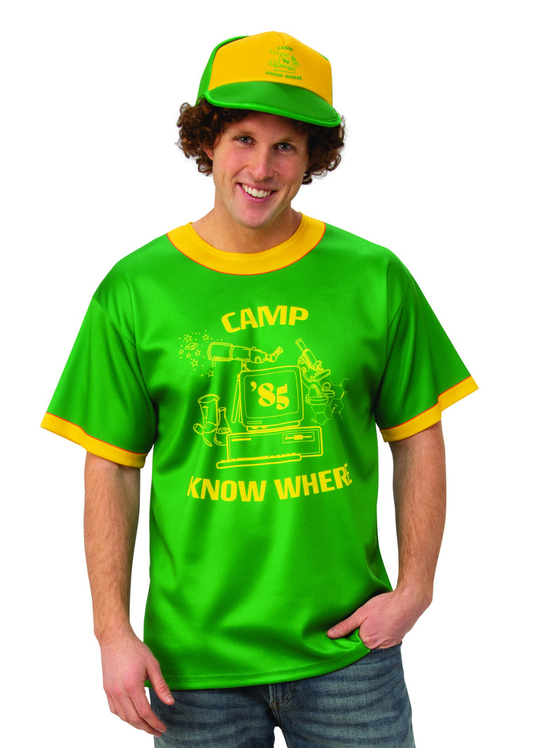 Dustin's "Camp Know Where" T-Shirt