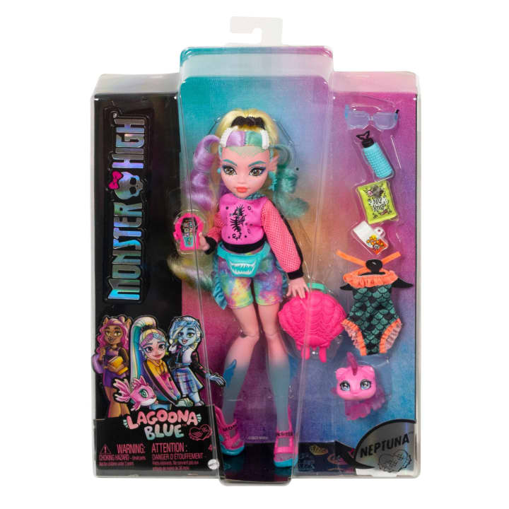 Monster High Lagoona Blue With Pet And Accessories