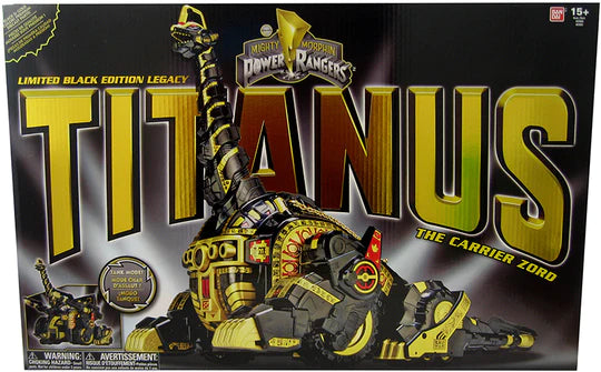 Mighty Morphin Power Rangers Legacy Titanus Black and Gold Exclusive
