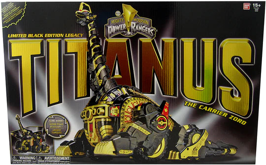 Mighty Morphin Power Rangers Legacy Titanus Black and Gold Exclusive